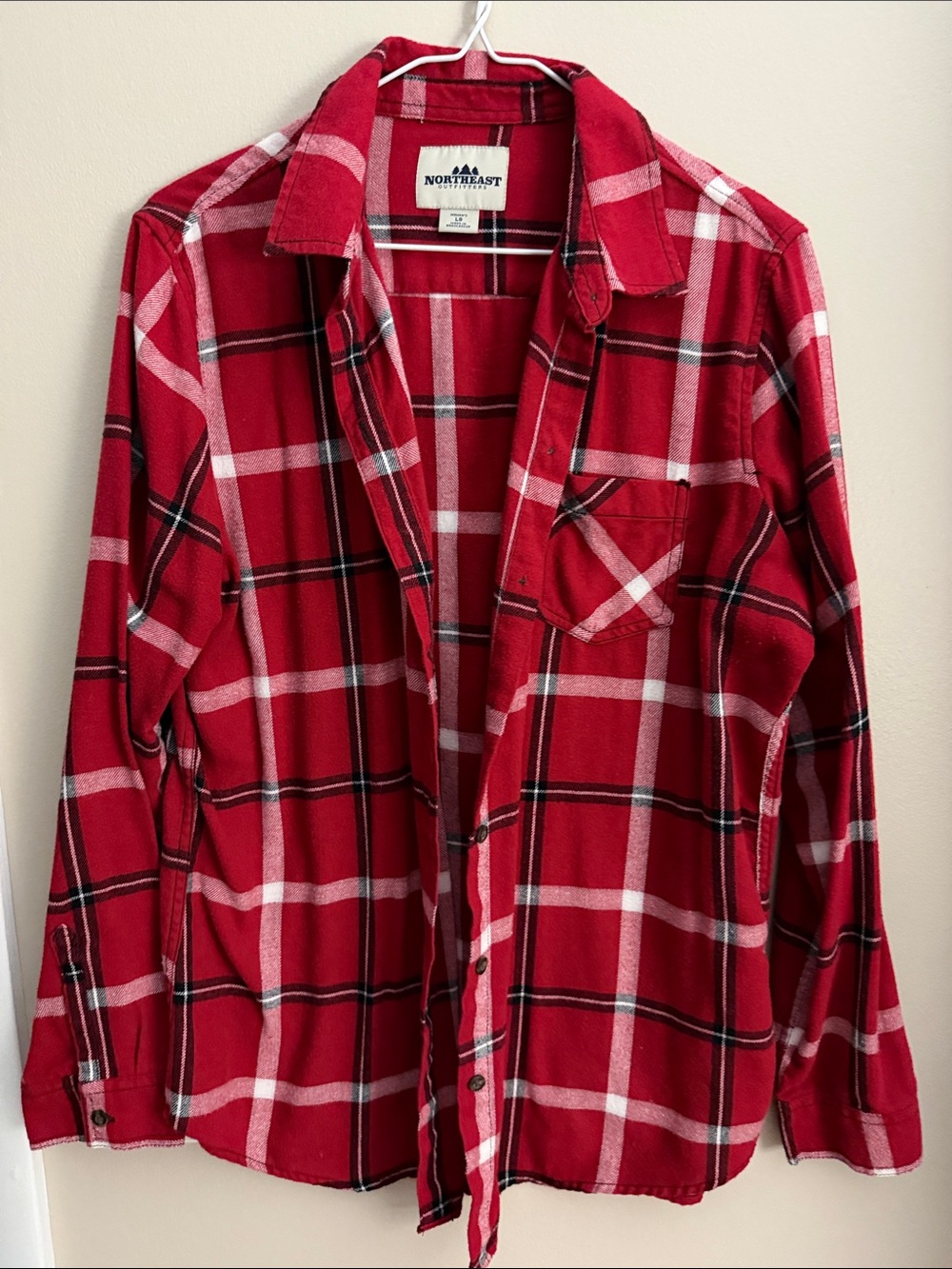 Northeast Red Plaid Button-Up Shirt - Women's